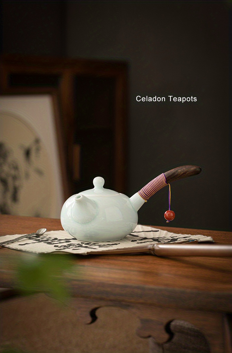 Handmade Japanese Style Celadon Teapots Ceramic Kung Fu Tea Temu