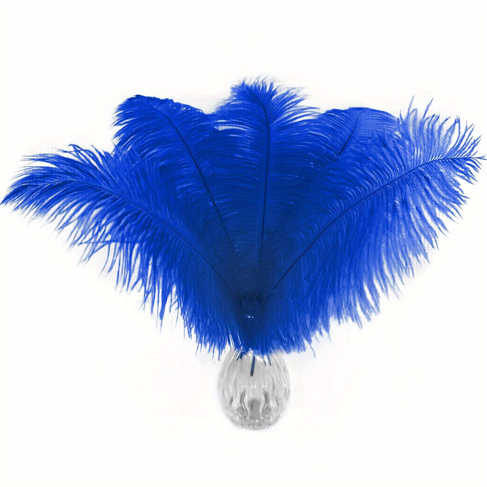 Ostrich Feathers 14-16 (10 pcs) - Royal Blue