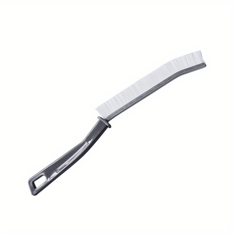 1pc Long Reach Cleaning Brush with Stiff Bristles - Portable Manual Scrubber for Narrow Joints, Tile Grout, Car Interiors & Household Crevices - Durable Ergonomic Design, Ergonomic Handle | Sturdy Construction