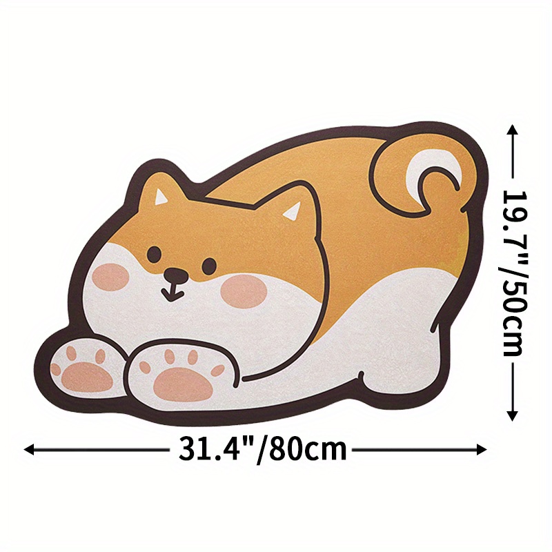 Cutest Shiba Inu Non Slip Bathroom Rug