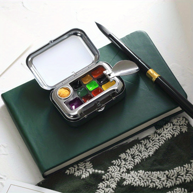 Travel Watercolour Paint Set Mini Portable Paint Box - Temu Australia