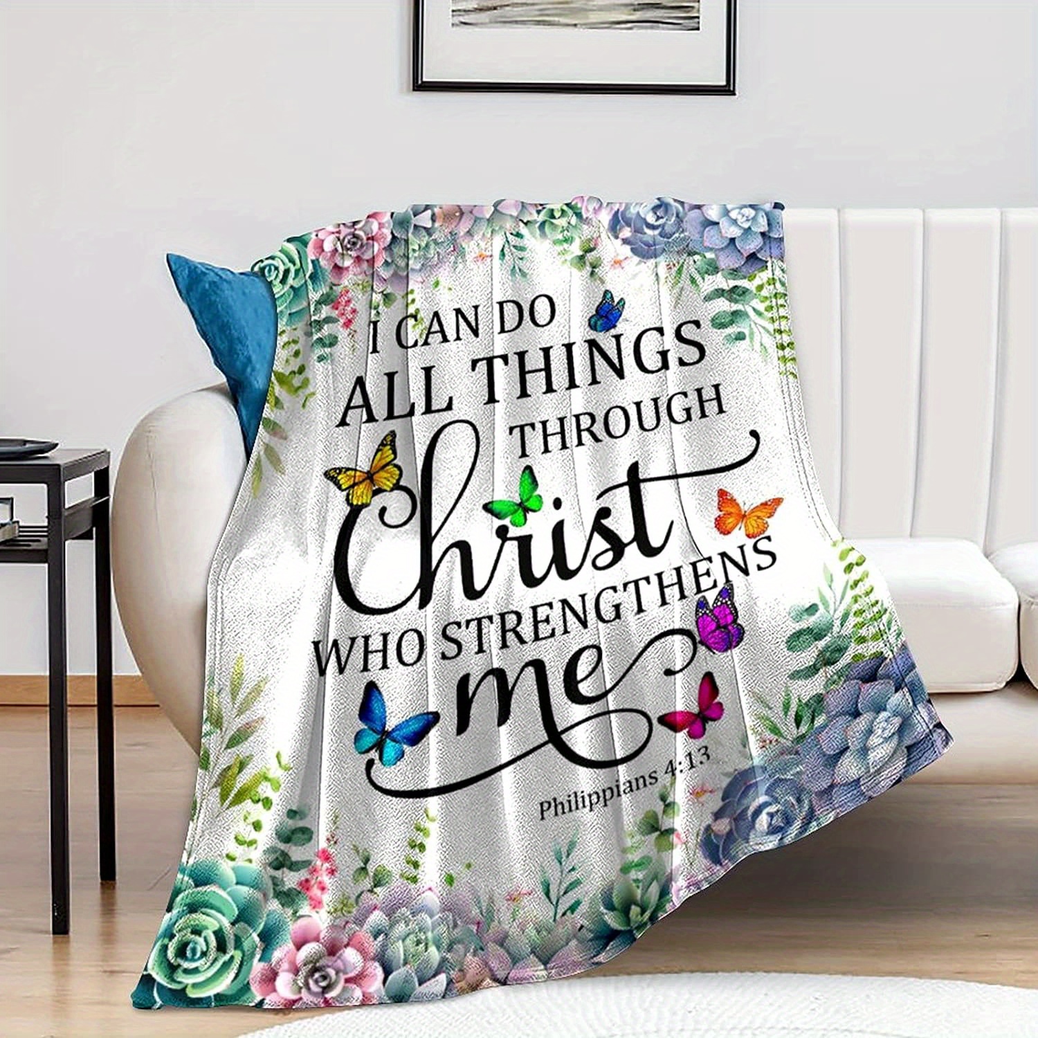 Bible Verse Blanket Inspirational Prayer Blankets Throws - Temu