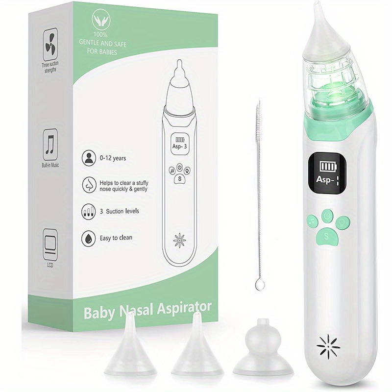 Electric Baby Nose Sucker with Adjustable 6 Levels Suction