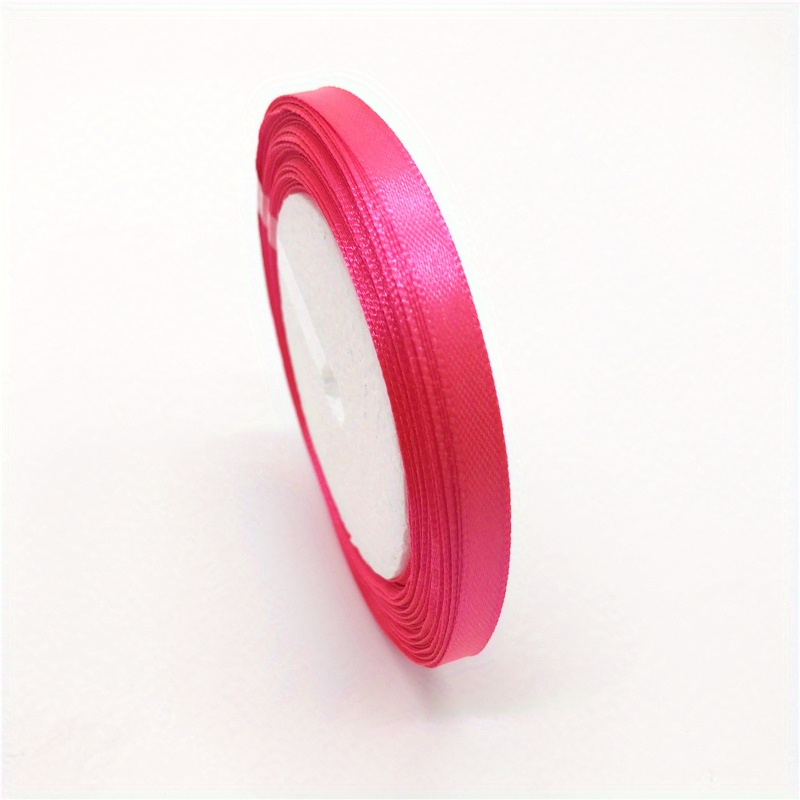 1 Roll L-Pink 25 Yards 6mm - 50mm Silk Satin Ribbon , Wedding