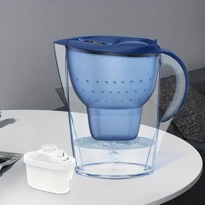 1pc 3 5L Water Filter Kettle To Purify WaterAlkaline Water Filter Pitcher Removes Fluoride Chlorine Heavy Metals Impurities Hydrogenated Water High PH Of 9 5 Adds Magnesium Everyday Water Filter Pitcher With Filter details 6