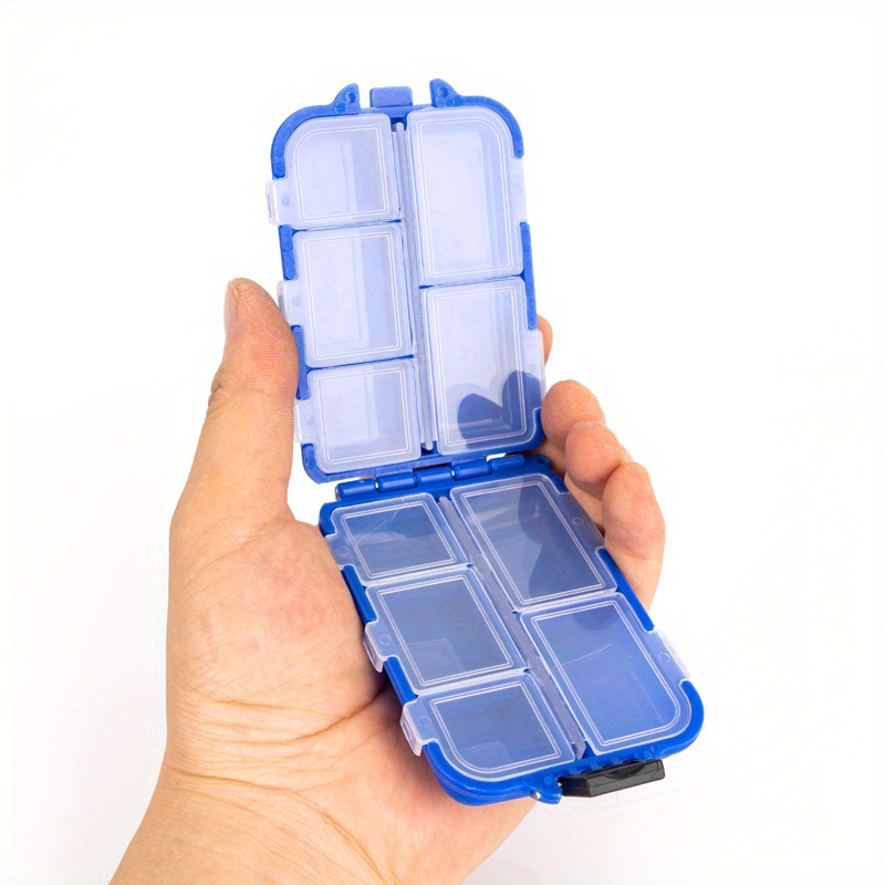 Fishing Lure Organizer Double Sided Clear Tackle Box Storage case 14  Compartment – Contino
