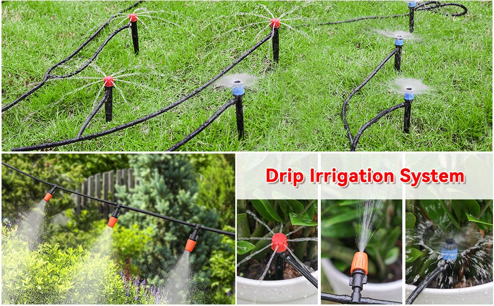 Garden Irrigation System Drip Irrigation System Tubing - Temu
