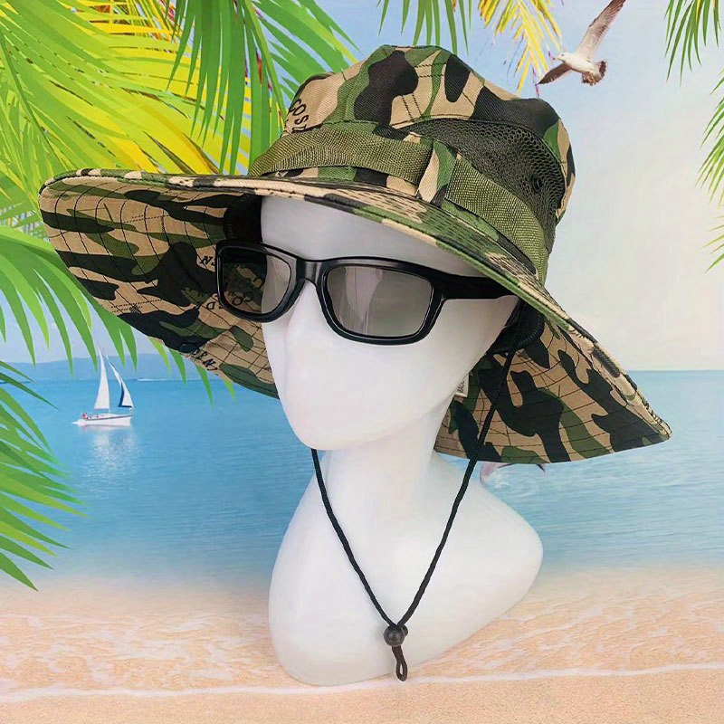 1pc Uv Protection Hat Male Spring Summer Outdoor Sunscreen