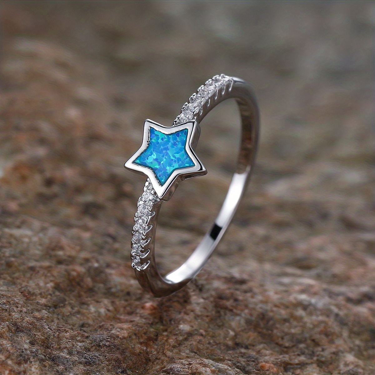 Sterling Silver Ring - Tiny Star Ring