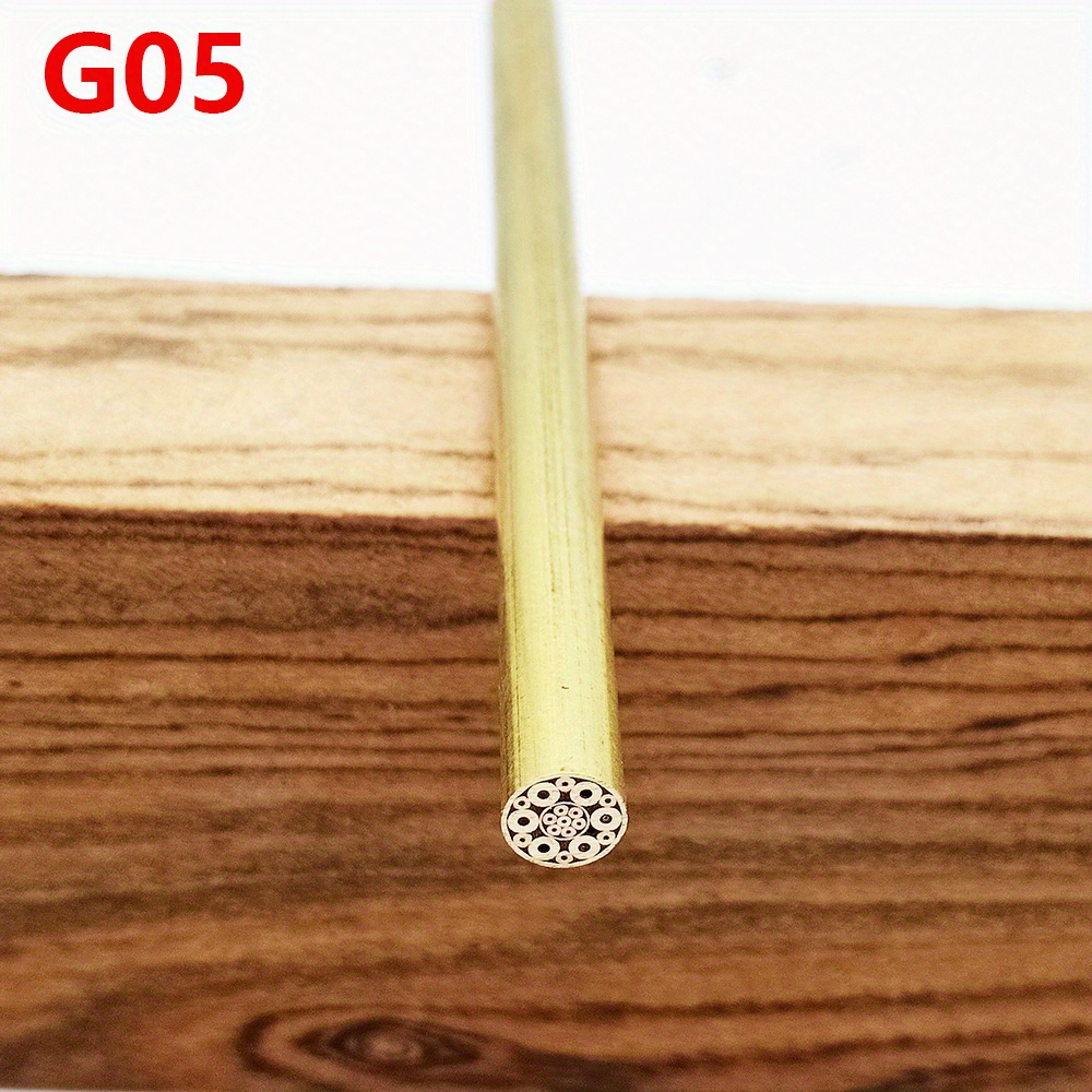 1x6mm Dia. Mosaic Pin Rivet Tube Tool Knife Making Decoration Material 90mm