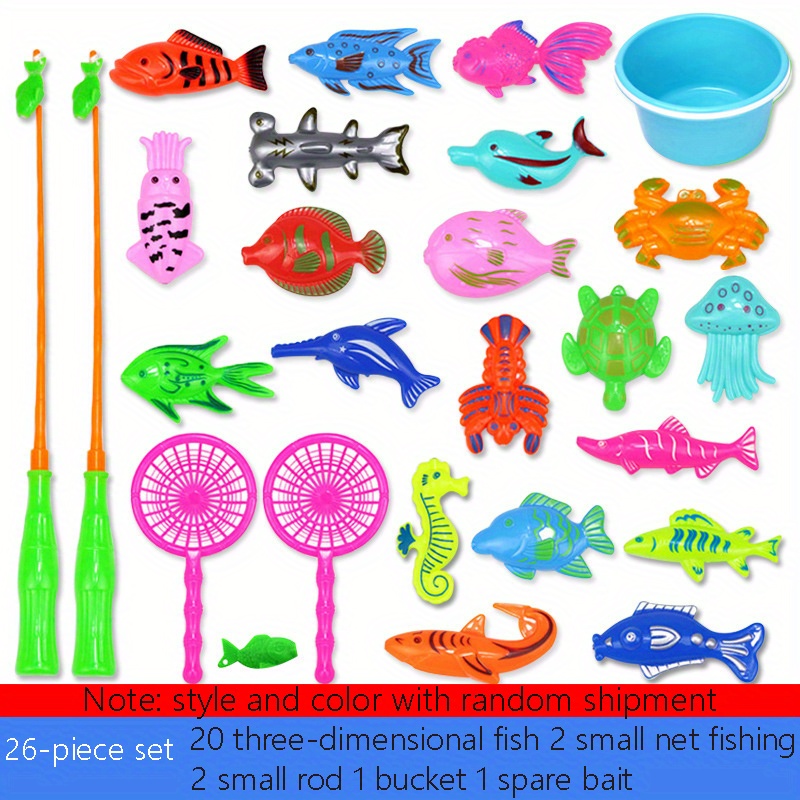 Jouets de piscine de pêche magnétique pour enfants 26 pièces poissons  flottants dans l'océan - DIAYTAR SÉNÉGAL