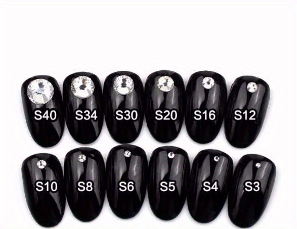 1440 Stück Strasssteine Weiß, SS3 (1.3-1.5 Mm) – Kristallglas Rhinestones Für Nagelkunst & DIY