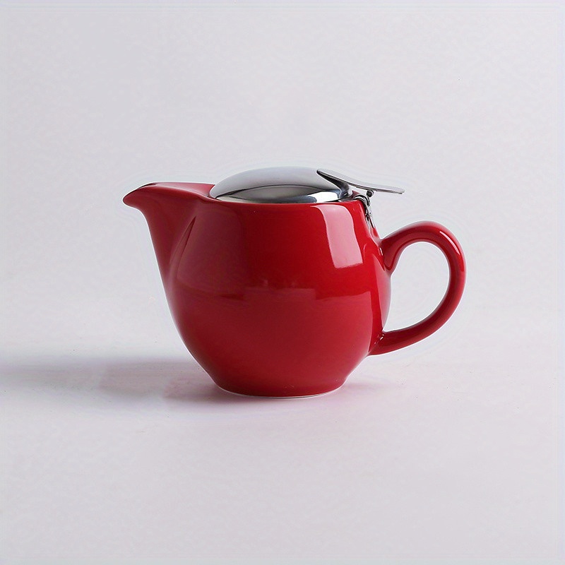 Tetera clásica de cerámica de 450 ml. Ideal para la preparación de tés de  hoja entera y tisanas frutales.