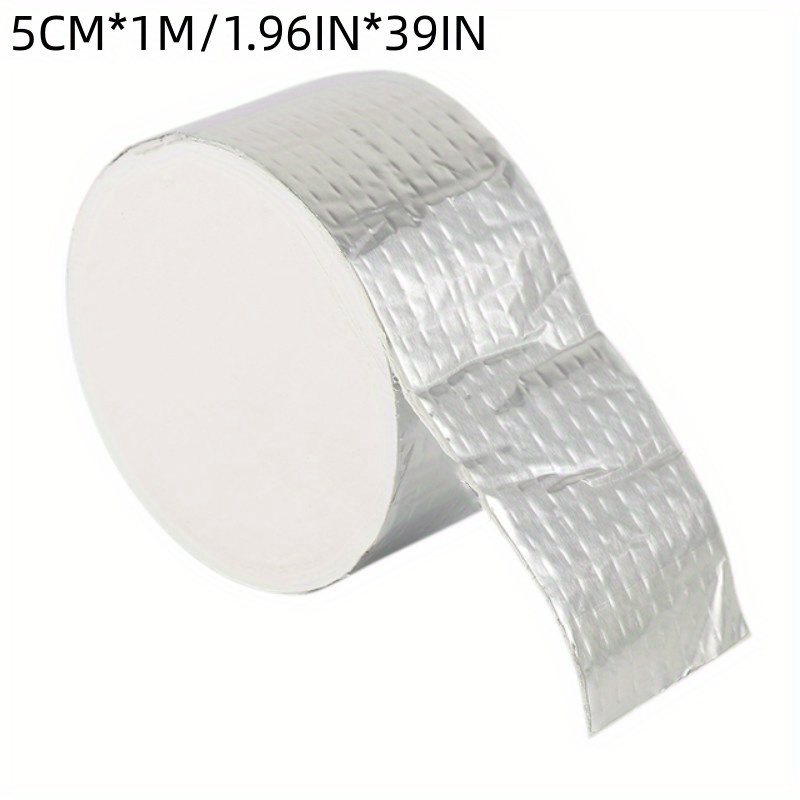  Cinta adhesiva de aluminio resistente multiusos cinta adhesiva  de aluminio resistente al calor cinta de aislamiento de cinta gruesa : Todo  lo demás