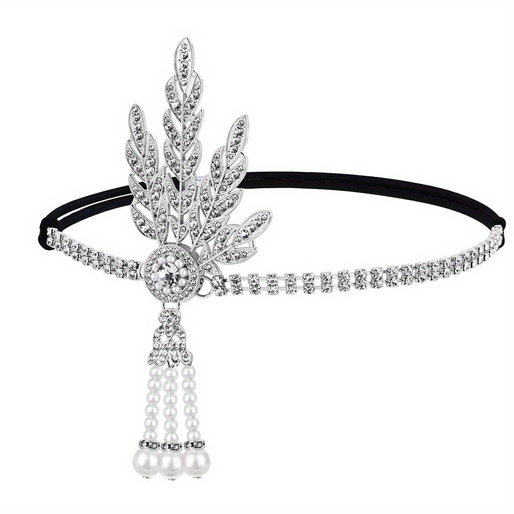 Fascia Capelli Strass A Forma Piuma Accessori Stile Gatsby - Temu  Switzerland