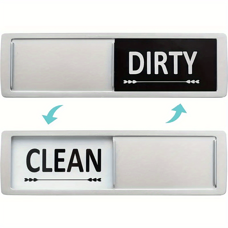 Clean Dirty Dishwasher Magnet Changes Color When Pushed - Temu