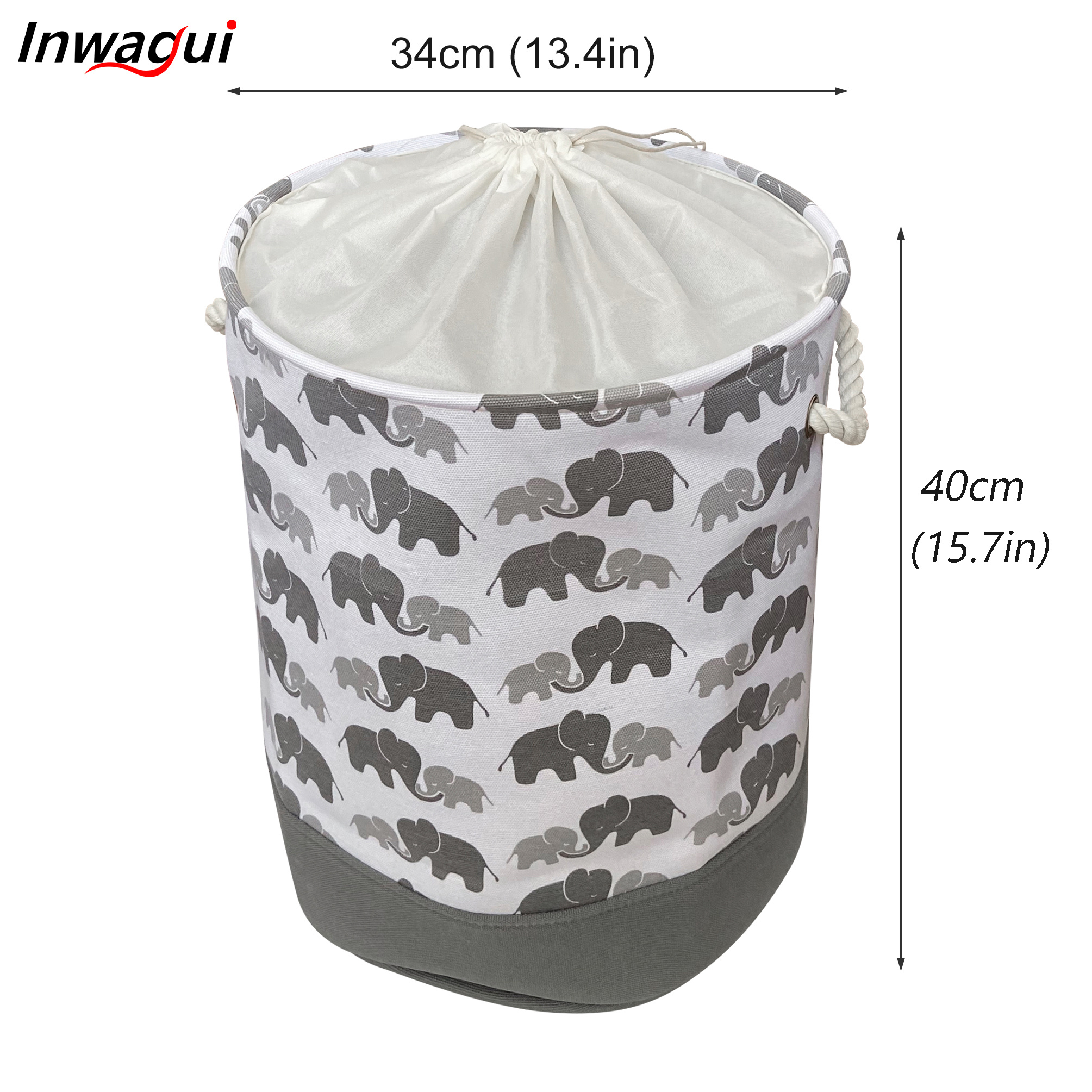 Laundry Basket, Large Foldable Laundry Hamper, Thicken Fabric Storage