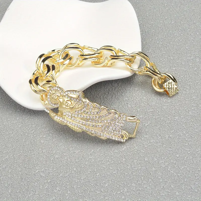 1pc trendy creative zircon bracelet decorative accessories for holiday party gift women men accessories jewelry gifts details 2