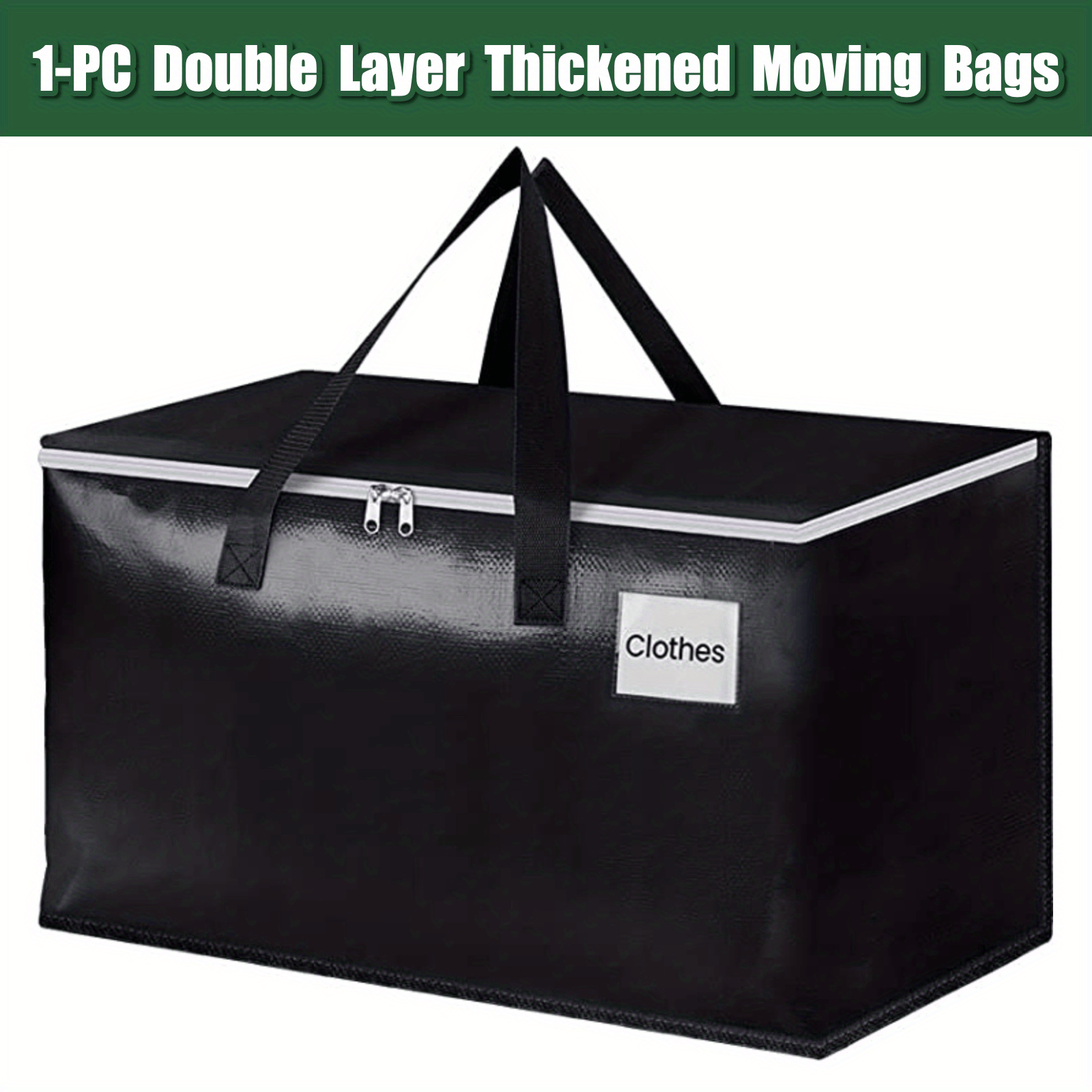 Extra Large Moving Storage Bags With Zippers Foldable - Temu