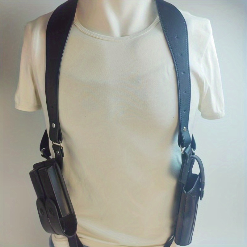 Leather Shoulder Holster Concealed Carry Comfortable - Temu