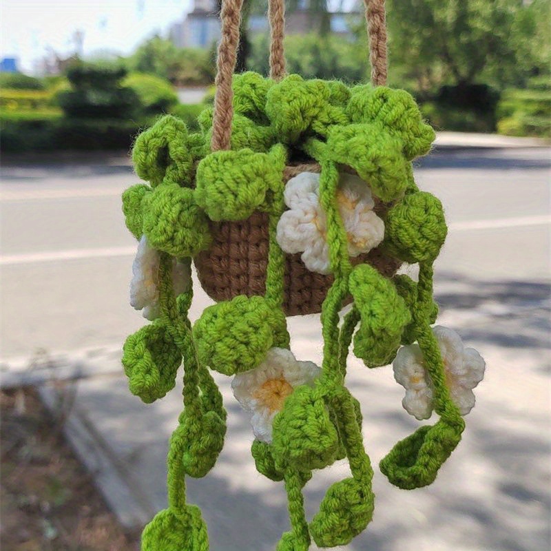 AIOKMBR Crochet Plante Suspendue pour Voiture Plantes en Pot