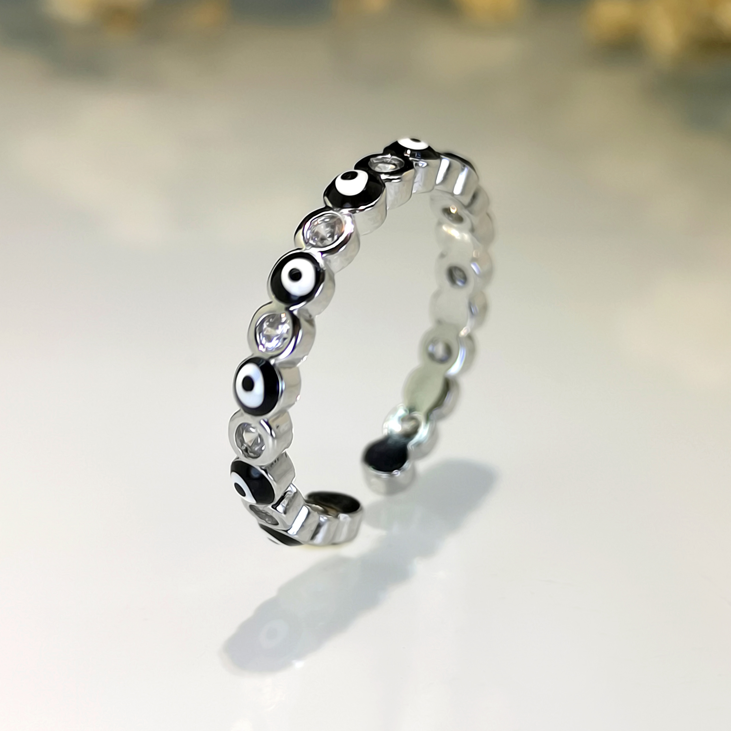 Creative Evil Eye Men's Ring, Birthday Gift