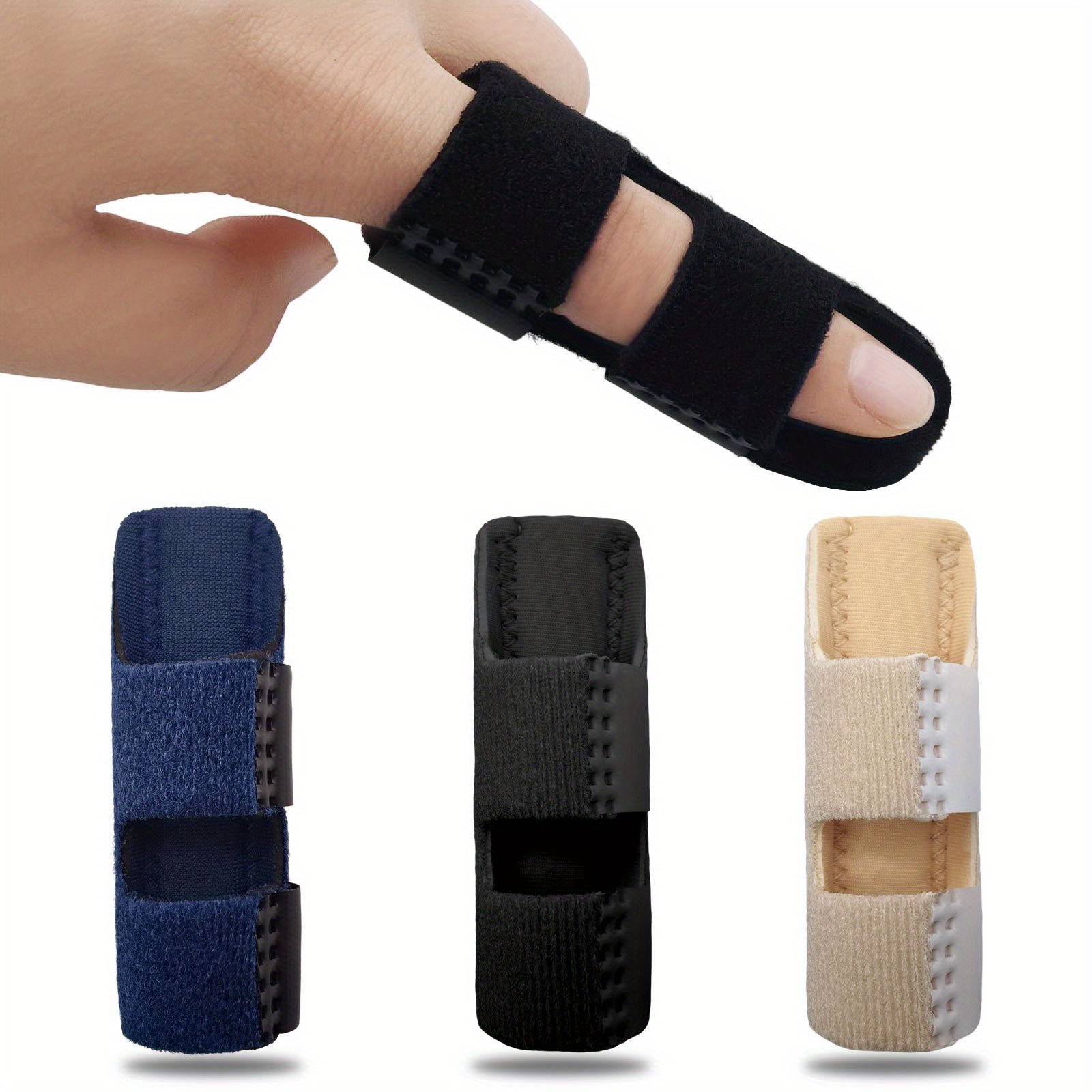 Finger Splints (3PCS), Support Braces, Adjustable One Size