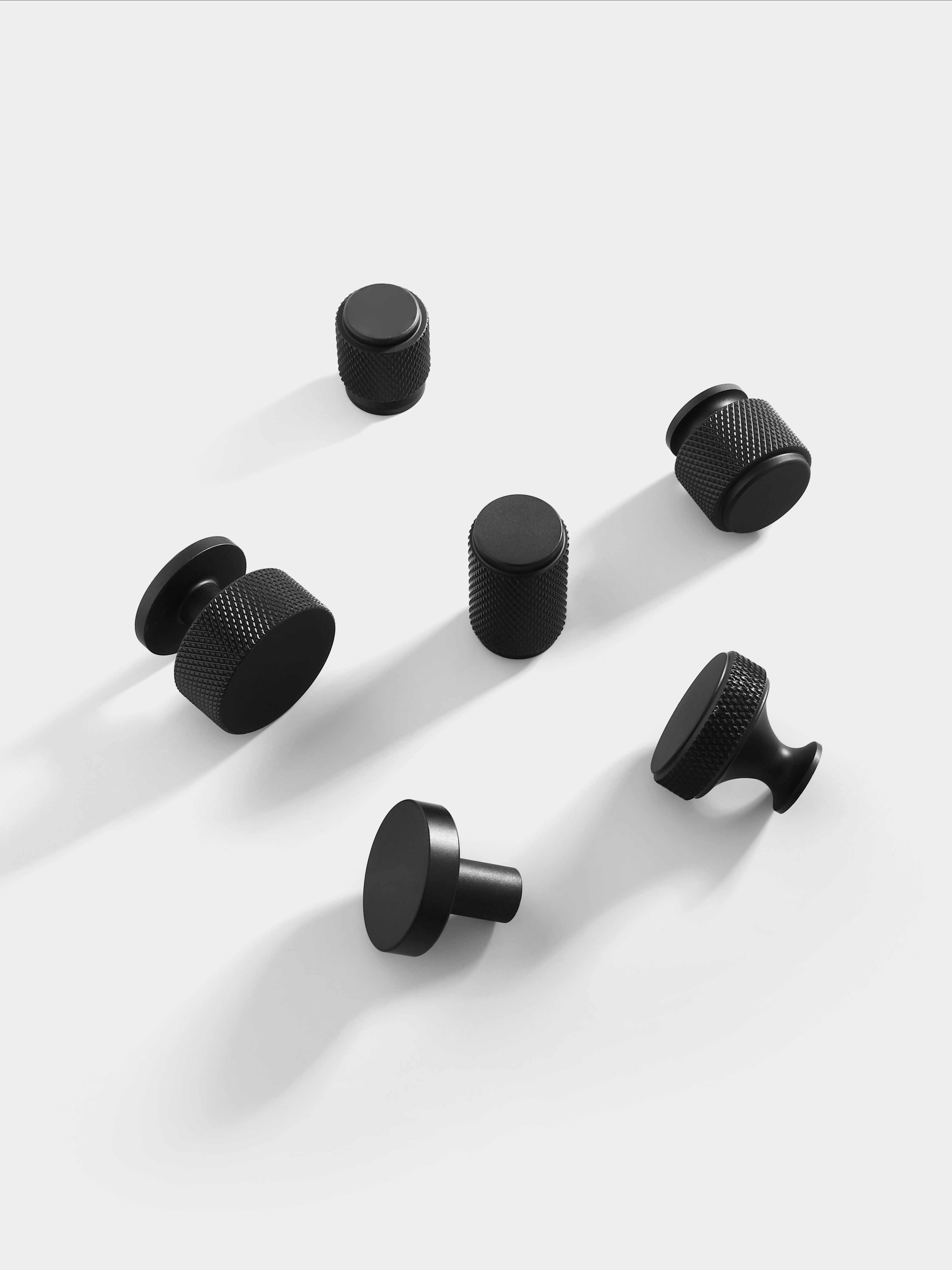 Modern Minimalist Round Knob Black Rose Golden Brushed Temu