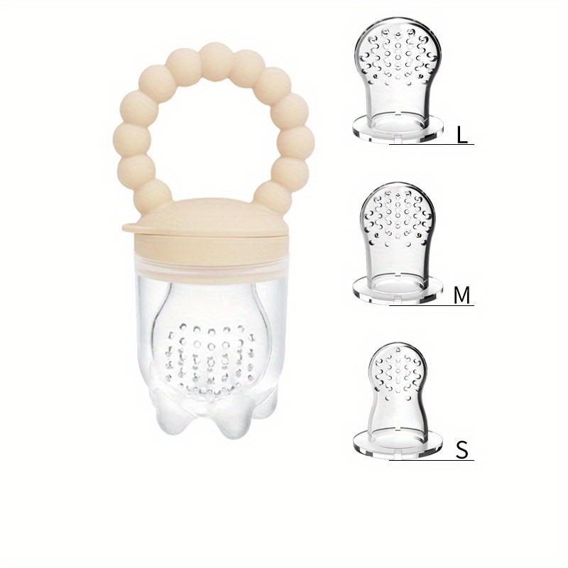 3pcs Children's Silicone Fruit & Vegetable Feeder