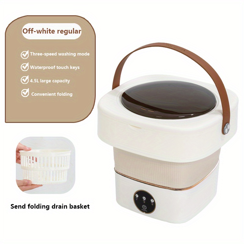 Mini Washing Machine, Automatic Portable Washer Machine For Underwear Baby  Clothes, Handheld Easy Storage