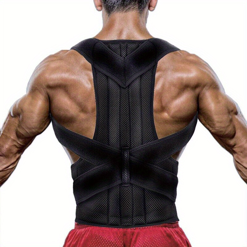 Hunchback Posture Corrector Support Chest Shoulder Neck - Temu