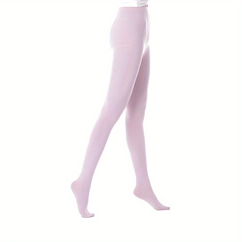Opaque Solid Tights Soft Comfy High Waist Slim Pantyhose - Temu