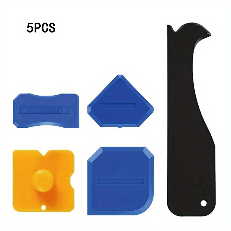 Pieces Caulking Tool Set Silicone Sealant Grout Finishing Tool for Kitchen  Bathroom Floor Sealant Sealing (Blue)