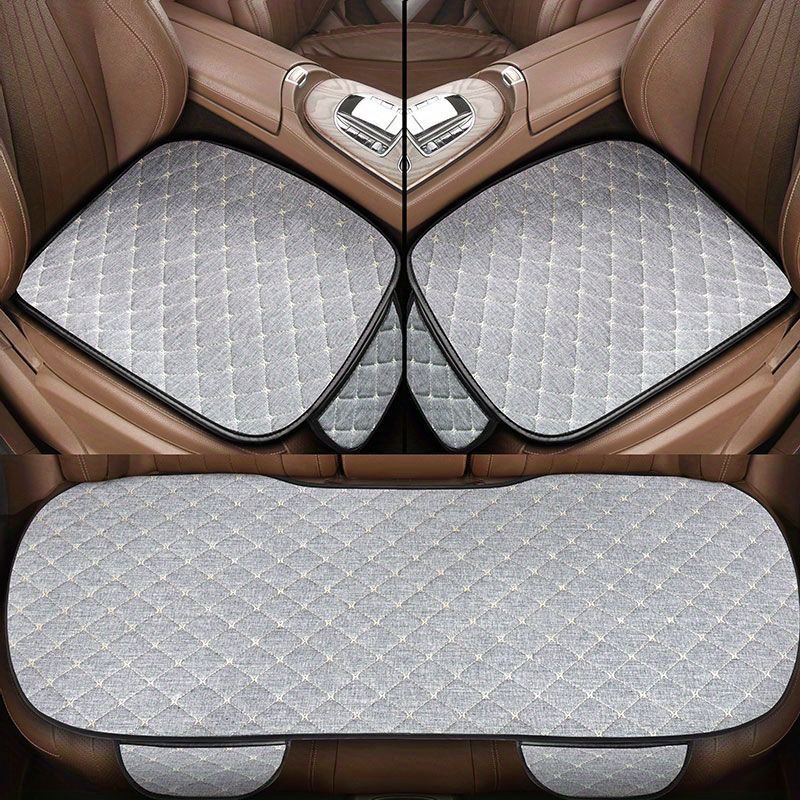 Car Seat Covers Protector Front Seat Pad Mat Rear Bench - Temu