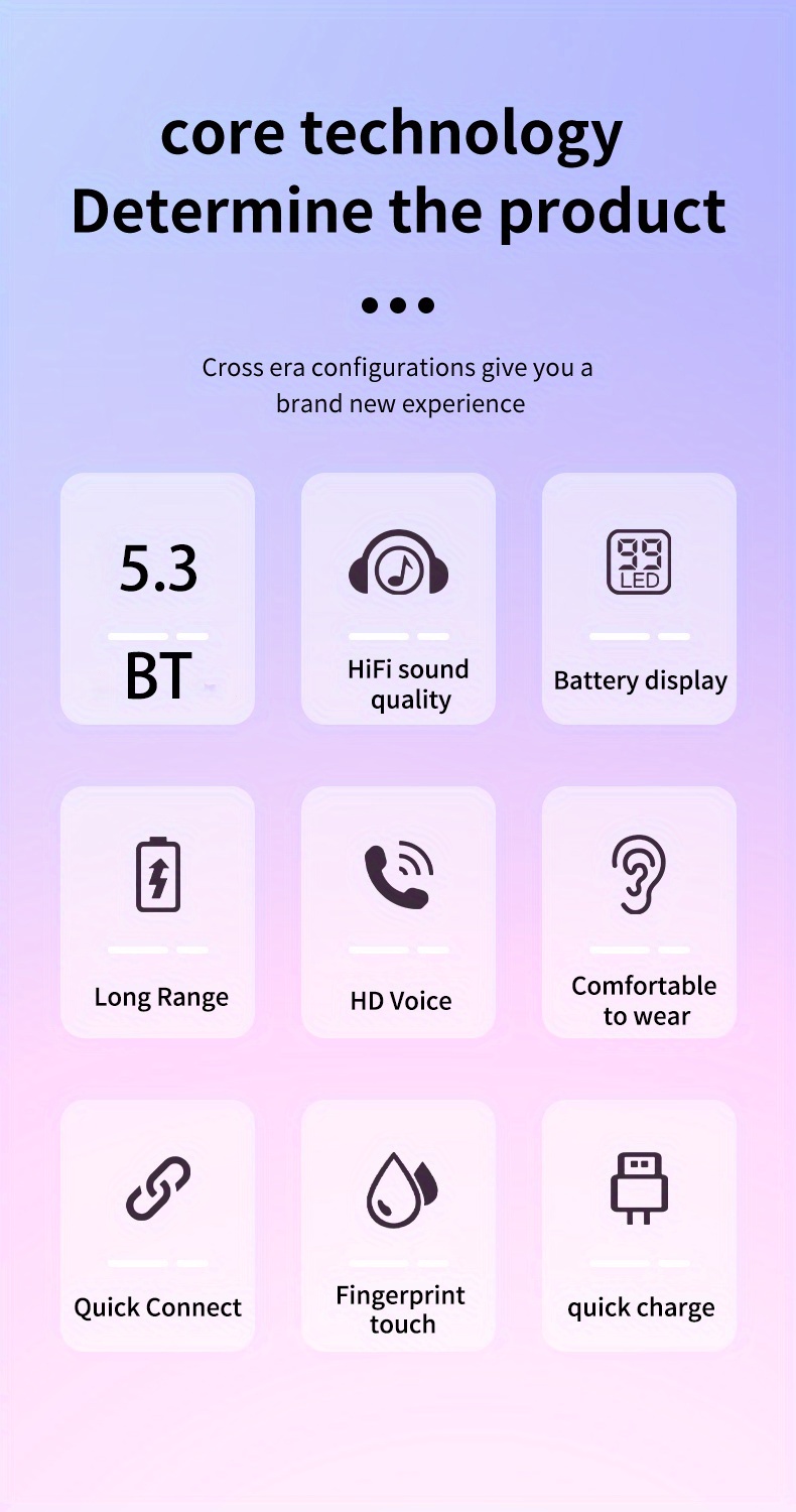 True Wireless BT Earphones