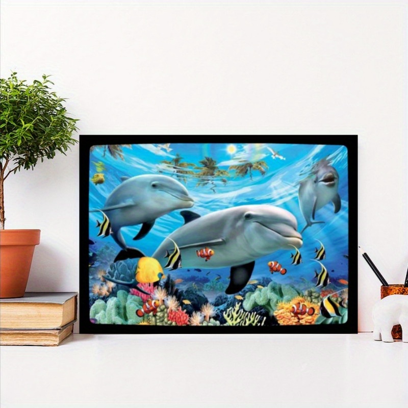 5d Diy Diamond Painting Art Set Underwater World Series All - Temu