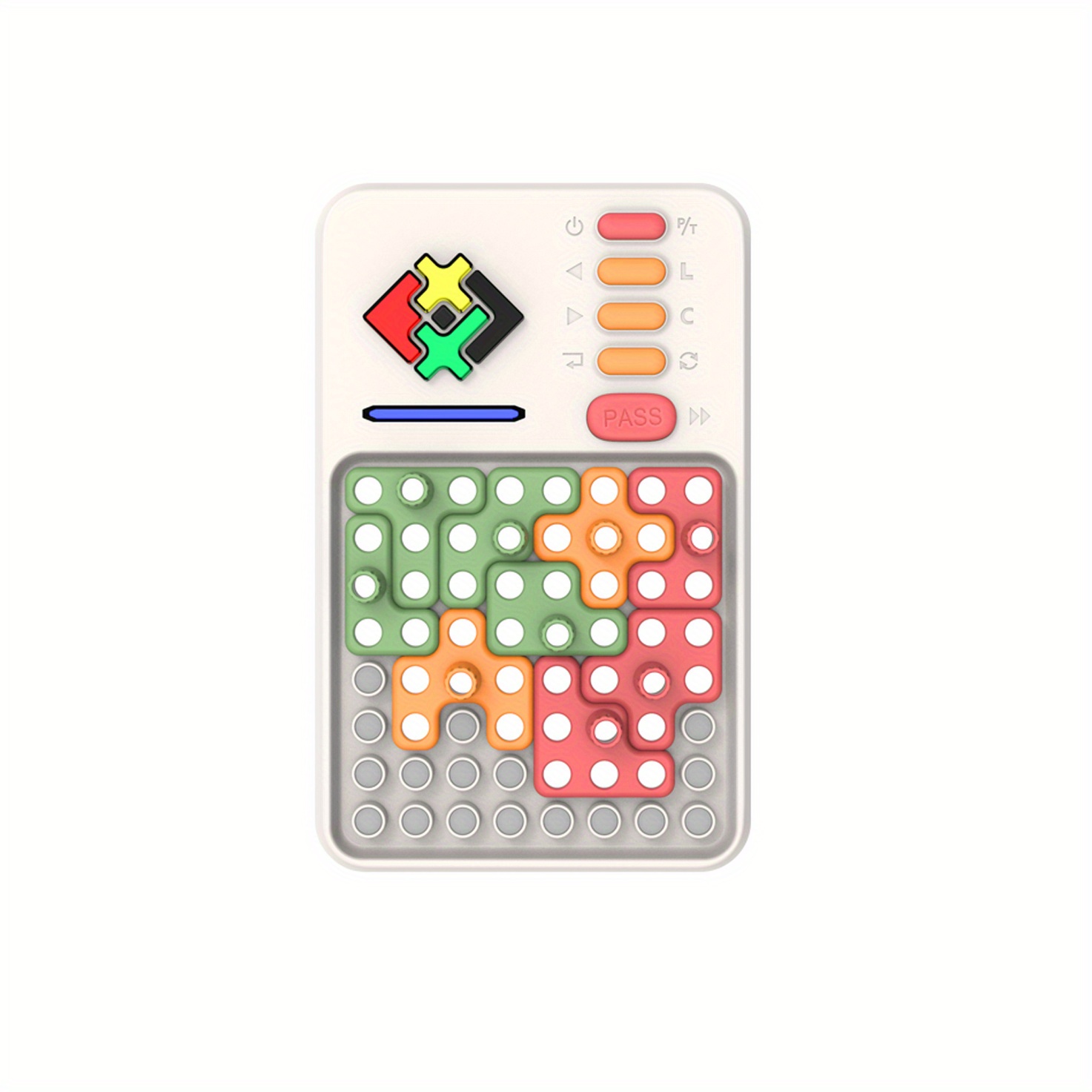 3D Puzzle Board Jogos de Desktop Educacionais Duas pessoas Batalha  Brinquedos Infantil DIY Forma Geométrica Building Blocks Color Matching