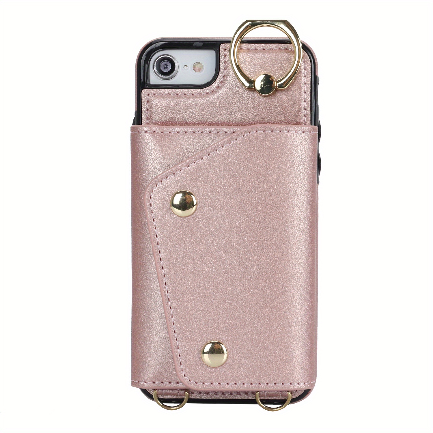 Phone Case For iPhone 14 Pro Max 13 12 11 Pro Max XS Max X XR Leather  Luxury Fashion Phone Case flip holder Phone Cover Card Slot with Sling  Strap