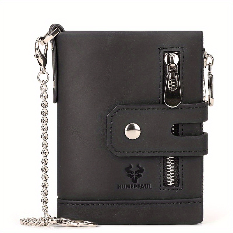 Men's Wallets Vintage Leather Hasp Small Coin Pocket Purse Card Holder  Money Bag