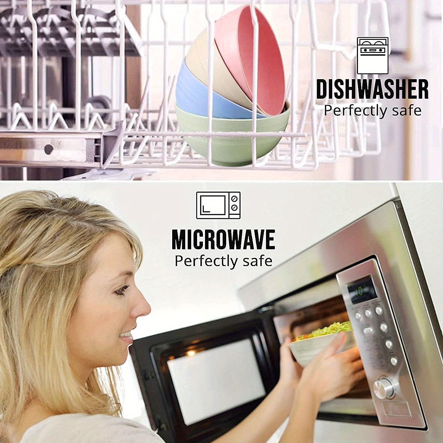 Covered Wheat Cereal Bowls Soups Oatmeal Ramen Rvs Camping Temu