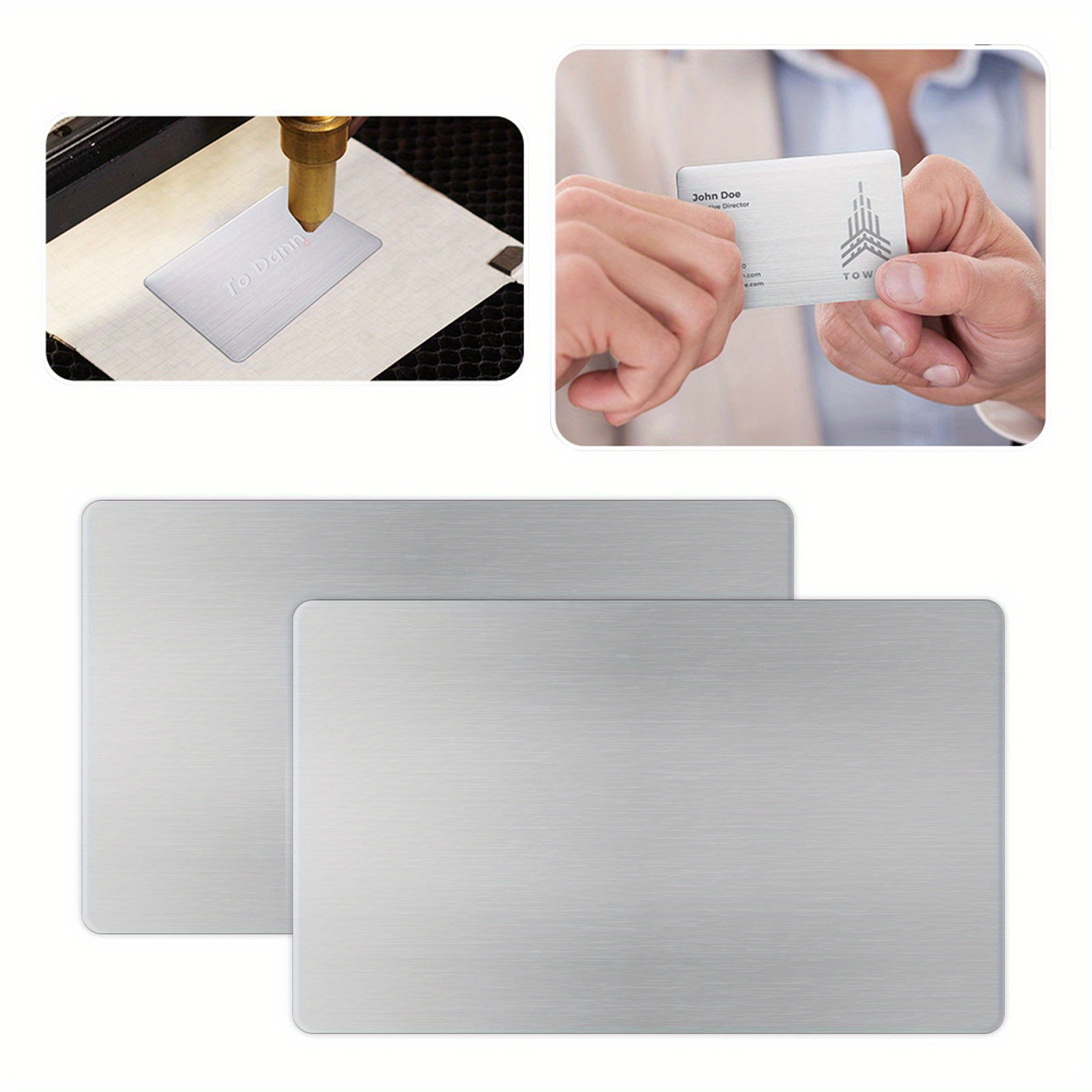 Sublimation Business Cards - 0.5mm Thick - Double Sided
