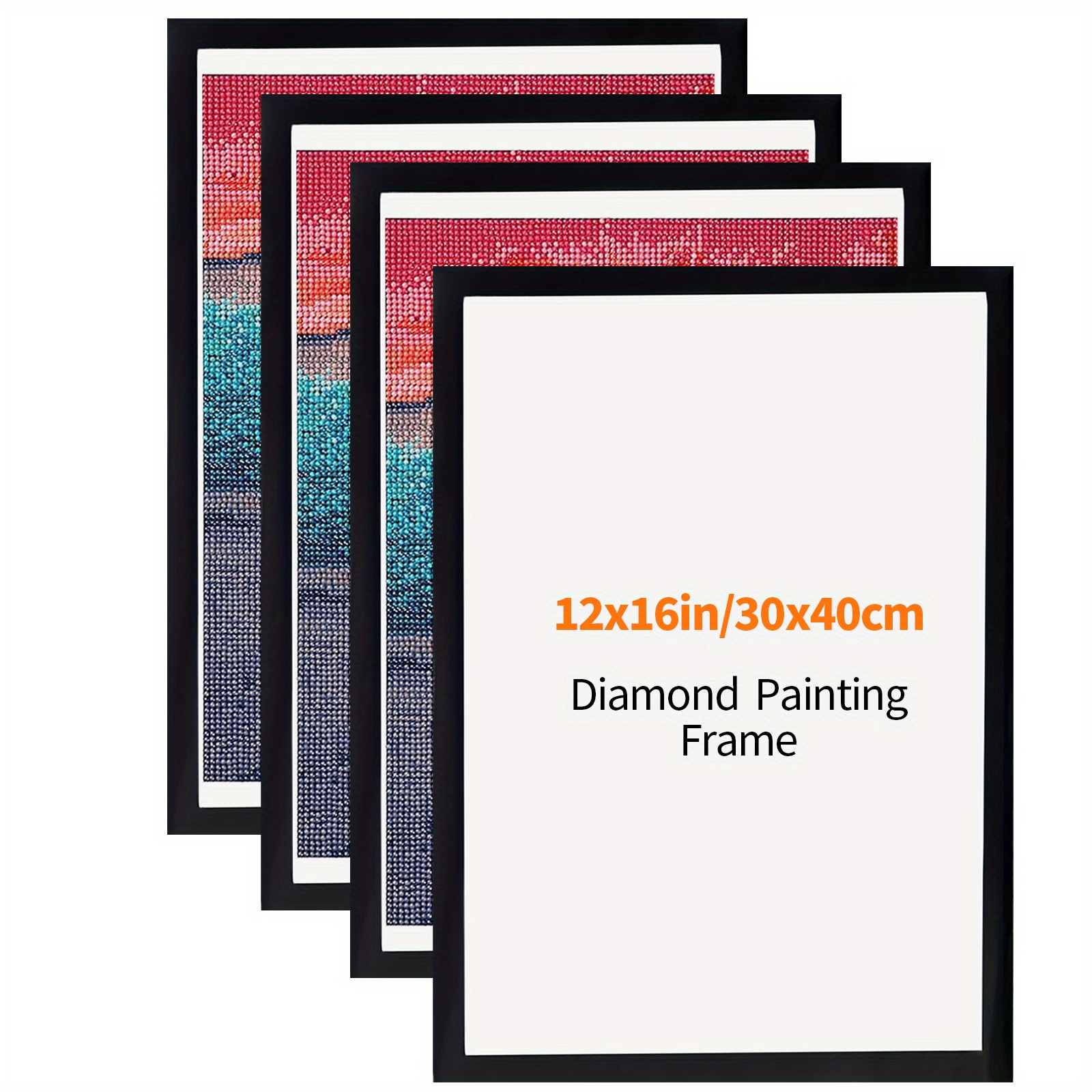 Diamond Paiting Frames, Art Frame, Magnetic Diamond Art Frames 12x16 in  Self Adhesive Frames For Diamond Art, Diamond Panting Frames For Wall  Window Door : : Home