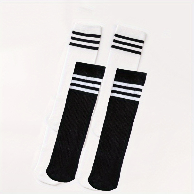 Calcetines de fútbol para niños, jóvenes y adultos (1/3/4/5 pares)  calcetines largos hasta la rodilla