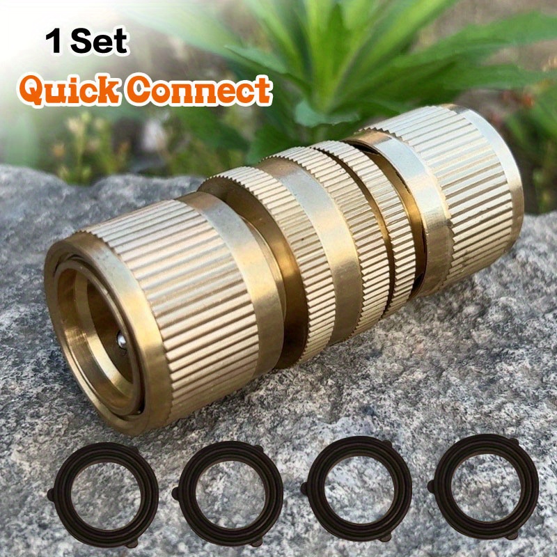Garden Hose Quick Connector Locking Double Female Quick Temu Ireland