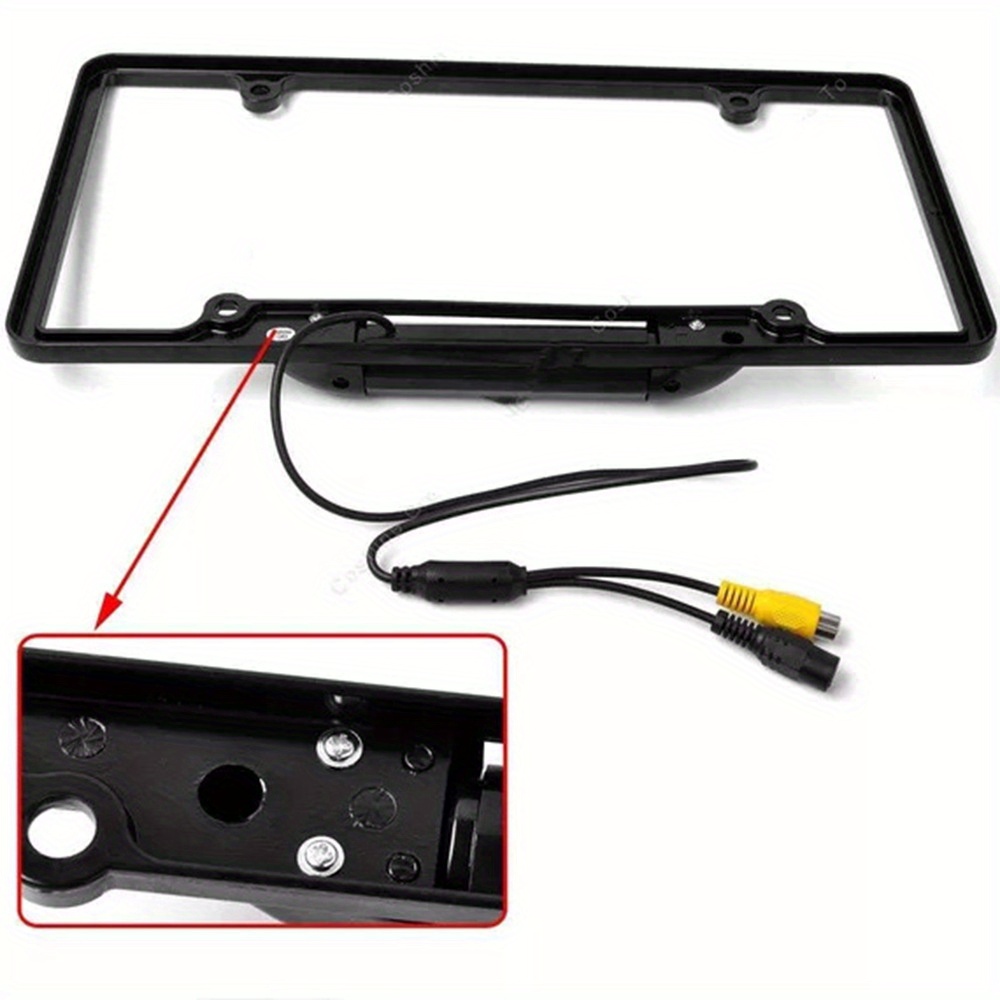 Car License Plate Frame Car Camera Hd Infrared Night Vision Temu