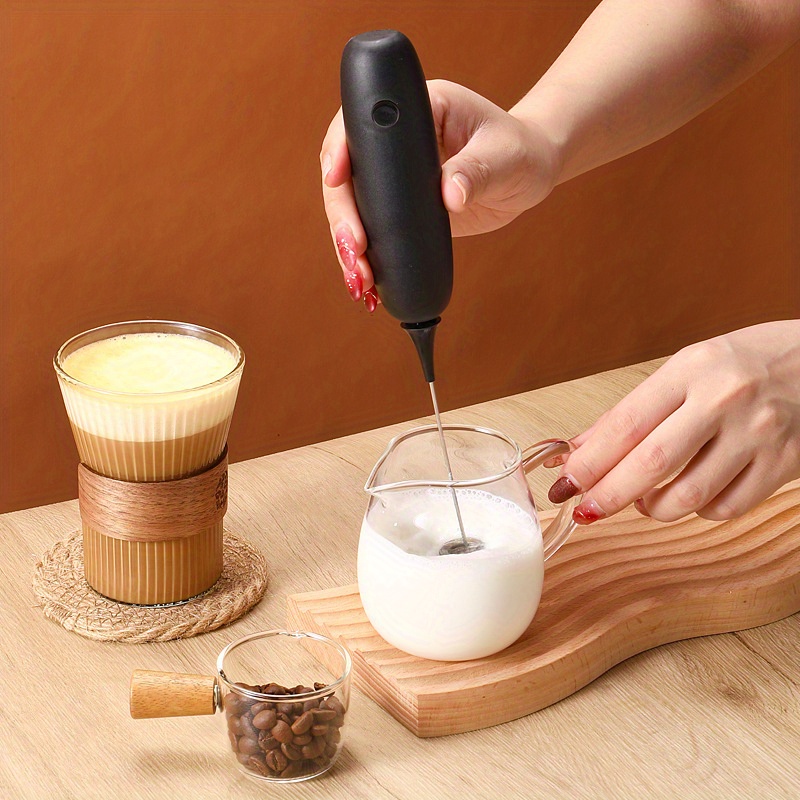 1pc Mini Electric Coffee Blender, Electric Blender Small Milk Frother,  Small Milk Foaming Machine, Household Baking Coffee Mixer, Perfect For  Making Milk Shakes, Coffee, Coffee Tools, Baking Accessories