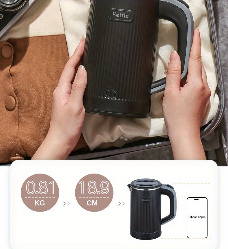 Travel Electric Kettle Portable Small Mini Tea Coffee - Temu