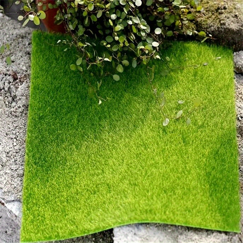 1pc Artificial Grass/moss Mat For Landscape, Photography
