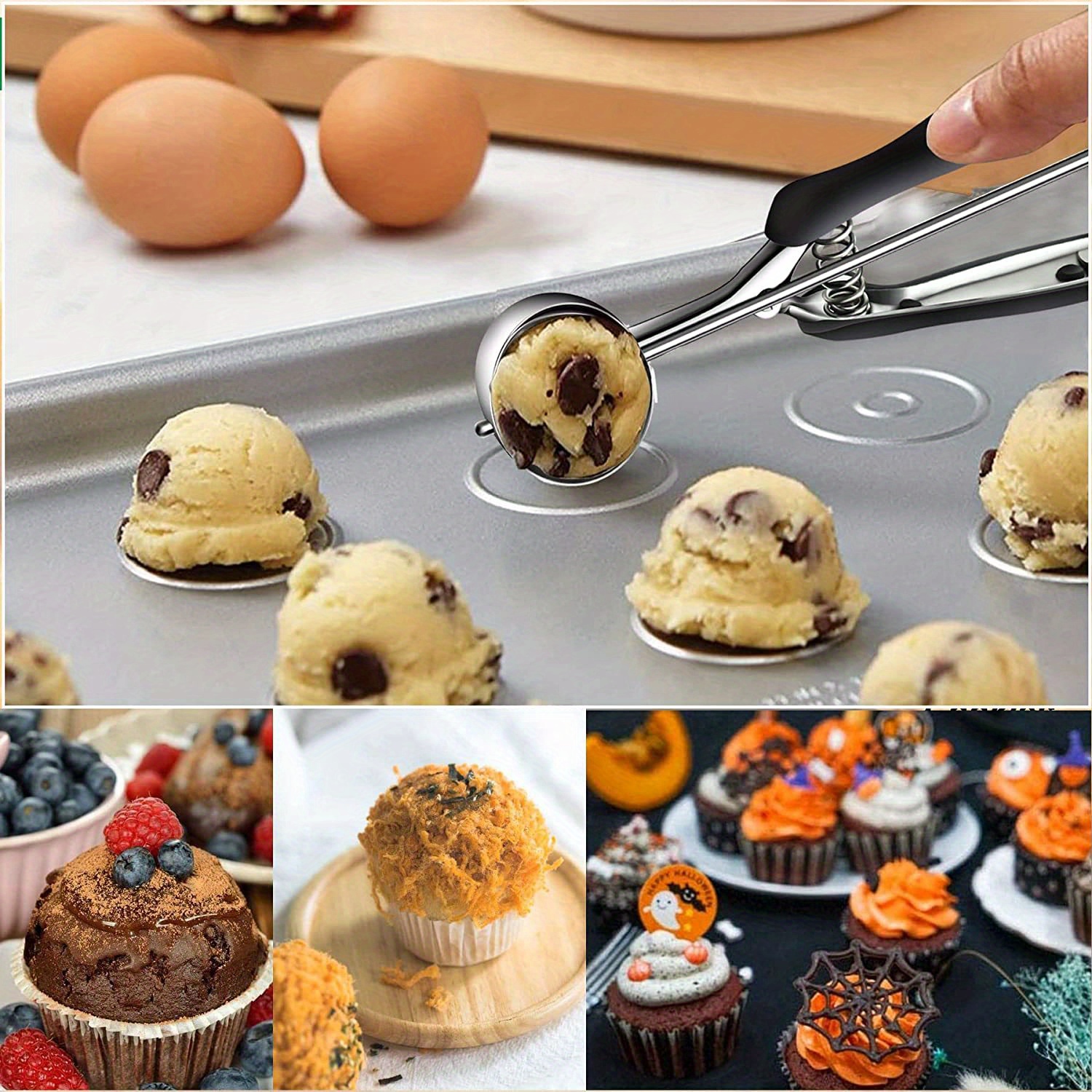 1 Or Ice Cream Scoop cookie Scoop cookie Dough Scoop cream - Temu