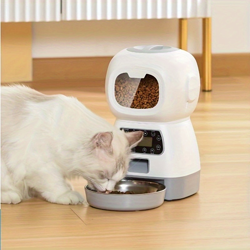 Dispenser Automatico Per Alimenti Intelligenti Da 3,5 Litri Per Cani E  Gatti, Contenitore Per Alimenti Visibile